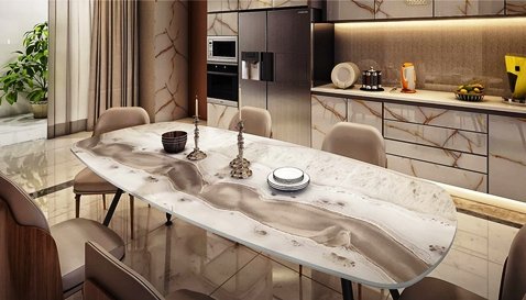 Marble Glass Surface 6